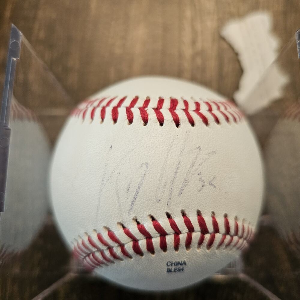 Autographed Signed Auto Kody Hinze California League MLB Baseball